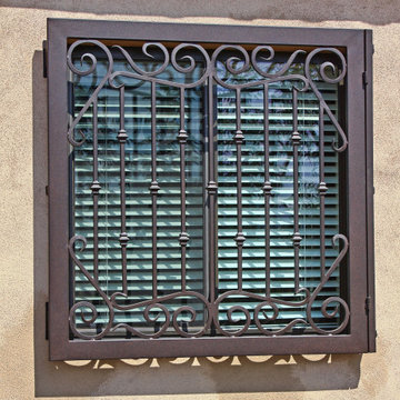 Hinged Iron Window Guard