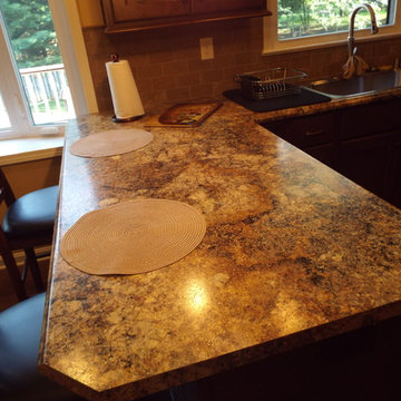 Likins Job, Maple Praline W/Black Glaze