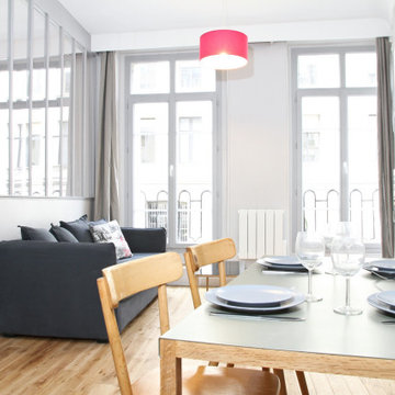 Savoring every bite in a Parisian dining room