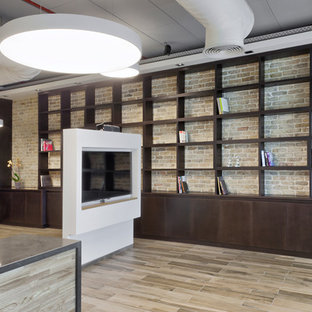 Design ideas for a contemporary home cinema in Tel Aviv.