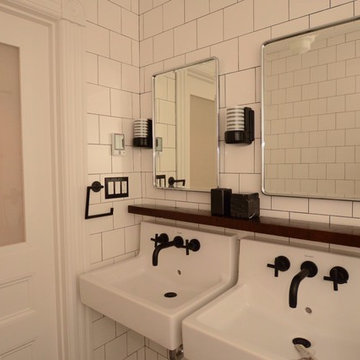 1st Black & White Master Bath