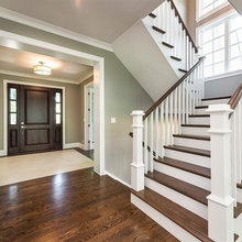 one story foyer / lights