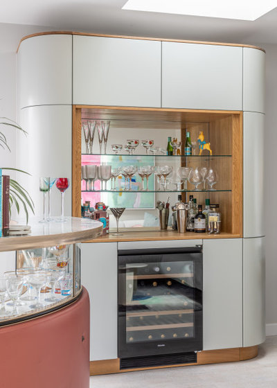 Contemporary Home Bar by Sara Slade | Interior Design