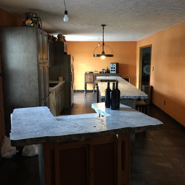 Tuscan Kitchen Concrete Countertop - Poland, OH