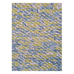 Loominaries - Margarita Indoor and Outdoor Rag Rug, 6"x9" - Outdoor Rugs