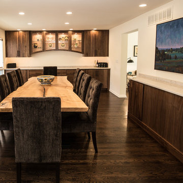 Luxury Dining Room Remodel | Built-In Storage & Lounge Seating