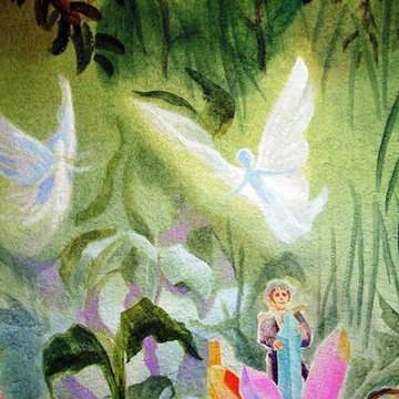 Mural/Lazure for Child's Room - California