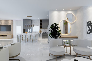 Living room - living room idea in Miami