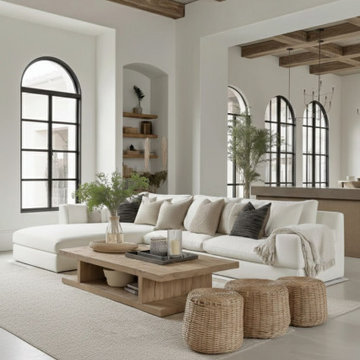 3D design for Spanish Style Living Room!