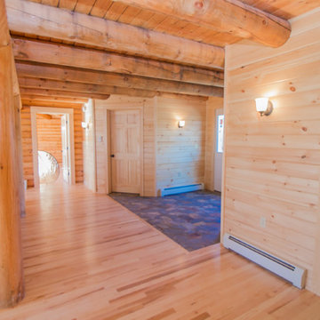 Log Home In Limington, Maine