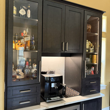 Modern Contemporary Kitchen with Espresso Cabinets