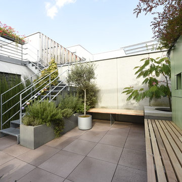 Moderner Atriumgarten