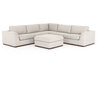 Colt 3-Piece Sectional With Ottoman,Aldred Silver