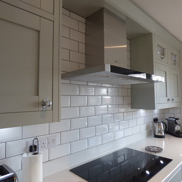 grey in-frame kitchen - fellside housing development