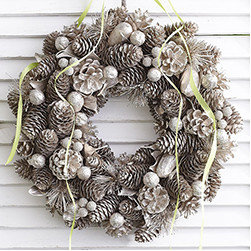 Shimmering Champagne Forest - Wreath - New - Wreaths And Garlands
