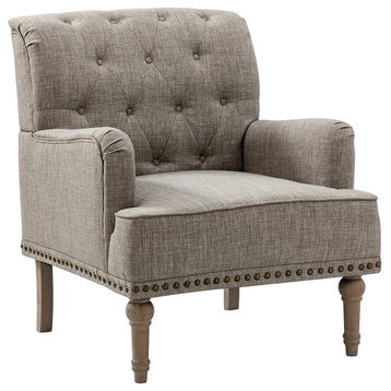 Traditional Armchair, Gray