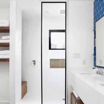 Award Winning Modern Coastal Master Bathroom