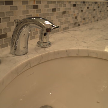 Master Bath - in White Carrara Marble