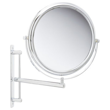 Jerdon JP3030CF 9-Inch Two-Sided Swivel Wall Mount Mirror with 3x Magnification