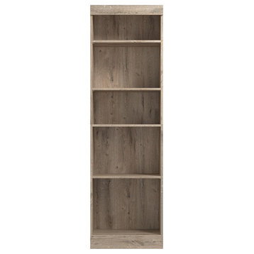 Bestar Pur 25W Closet Organizer in rustic brown