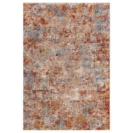 Mirabel MBE-2303 Rug, Peach and Burnt Orange, 5'x7'5"