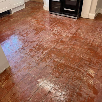 Efflorescence-Stained Quarry Tiled Floor Restored at a Listed Building in Elstow