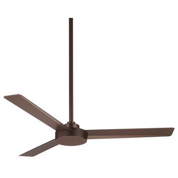 Minka Aire Roto 52" Ceiling Fan With 4-Speed Wall Control, Oil Rubbed Bronze