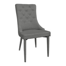 Brooklyn Stud Chair in Grey - Dining Chairs