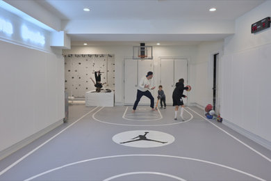 Home gym photo in New York