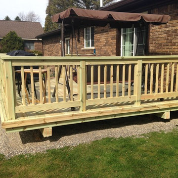 16 x 12 Pressure Treated Deck New Haven Michigan
