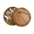 Circo Acacia Wood Cheese Board With Tools Set