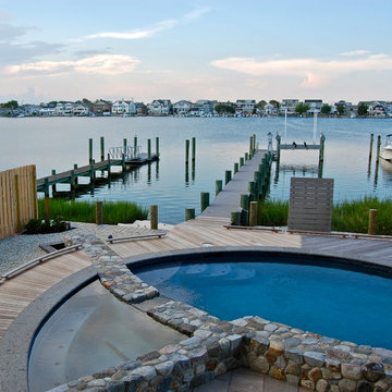 Ipe Deck Surrounding Beachfront Pool & Spa
