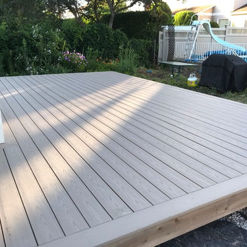 Azek deck and tuff Fence
