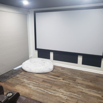 Basement Theater, small space - Big screen