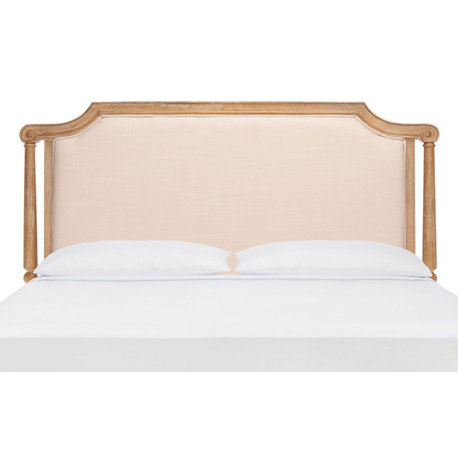 Safavieh Hudson Headboard Grey/Rustic Oak Queen