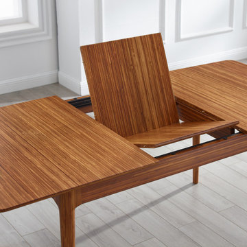Mija Extension Dining Table in Amber