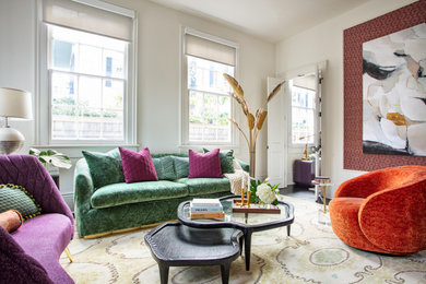 Inspiration for a transitional living room remodel in New Orleans
