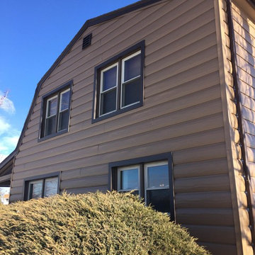 Steel Log Siding installed in Berthoud, CO