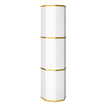 Round Swivel Shoes Storage Cabinet Tall And Narrow Shoe Cabinet Closet White, La