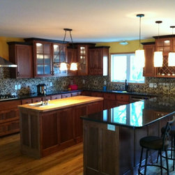 Stained Maple Cabinets - Kitchen Cabinetry