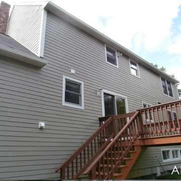 Bedford, MA - James Hardie HardiePlank lap siding, Select Cedarmill in Monterey