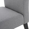 GDF Studio Kendal Fabric Grand Accent Chair, Gray / Set of 2