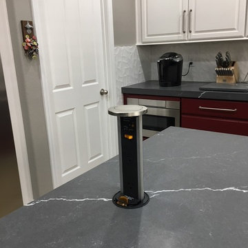 Electrical pop up for easy plug