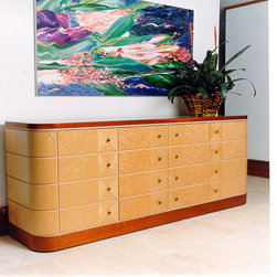 Elegant design featuring figgured maple and natural cherry - Products
