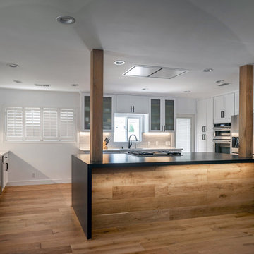 West Hollywood kitchen and living room remodeling project