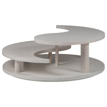 Misty Gray Yin Yang Cocktail Table