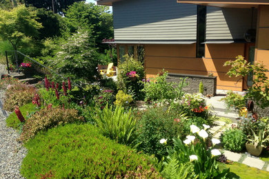 Eclectic garden in Seattle.