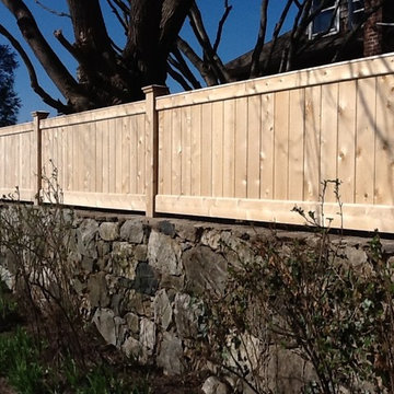 Tongue & Groove Fence on Stonewall
