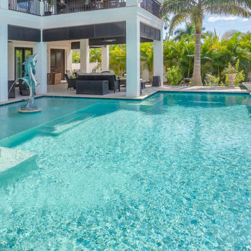 Exclusive Poolside Retreat With Private Villa and Sophisticated Outdoor Lounge