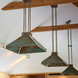 Brass Light Gallery - Close-up Winter Park&trade; Pendants - Lighting